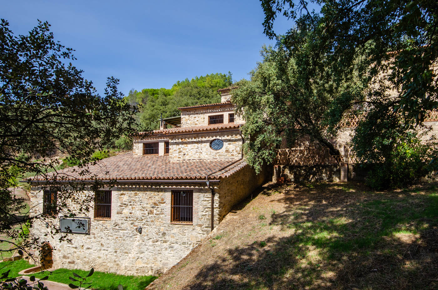 Your restored holiday mill is on 3 different levels